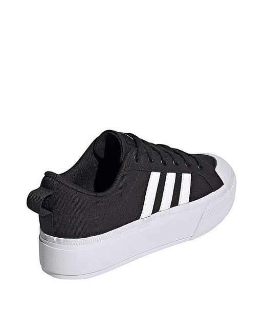 Adidas White Bravada 2.0 Platform Trainers