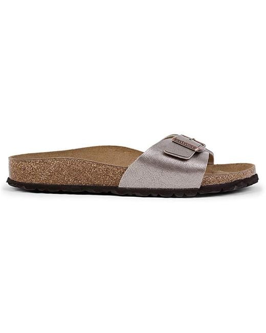 Birkenstock Gray Madrid Birko Flor Mules