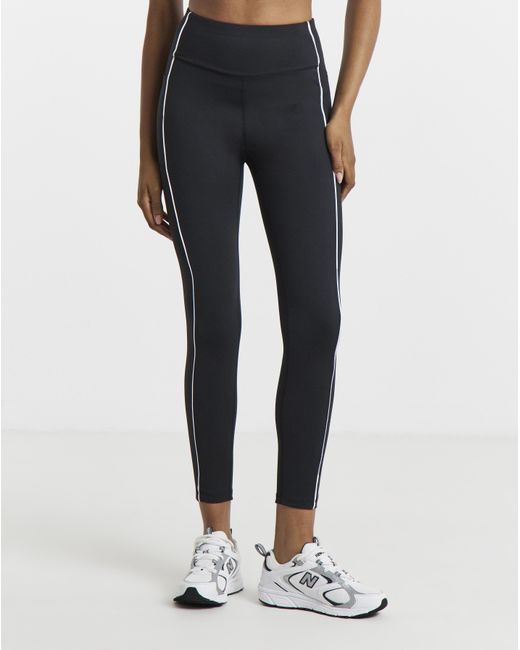 Simply Be Black Piping Legging