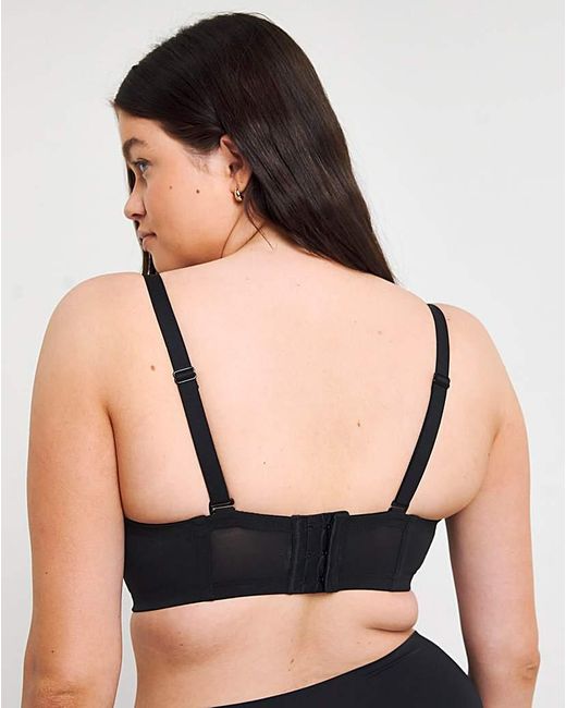 Goddess Black Verity Strapless Wired Bra