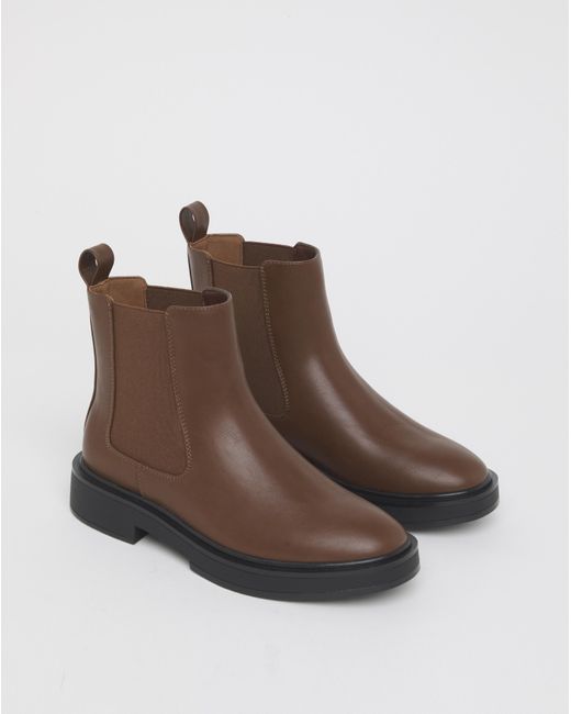 Simply Be Brown Classic Chelsea Boot Wide