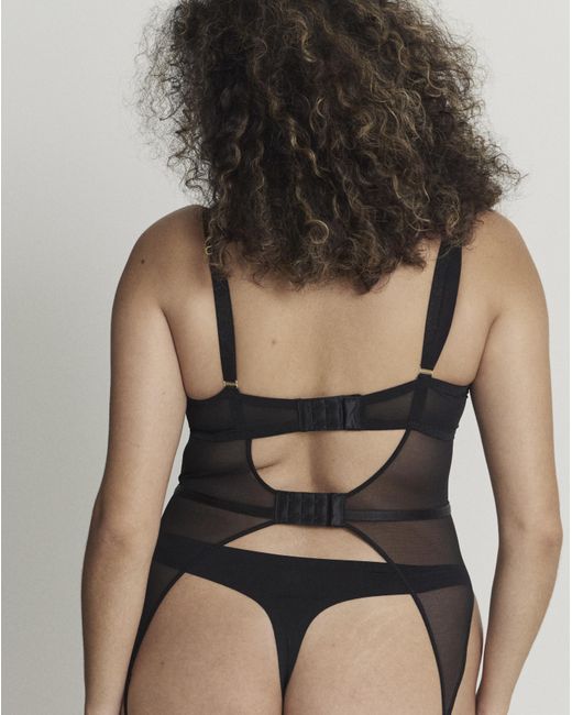 Ann Summers Black Sexy Lace Basque