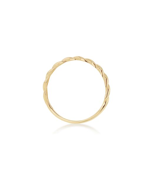 iJewel Metallic 9Ct Twist Band Stack Ring
