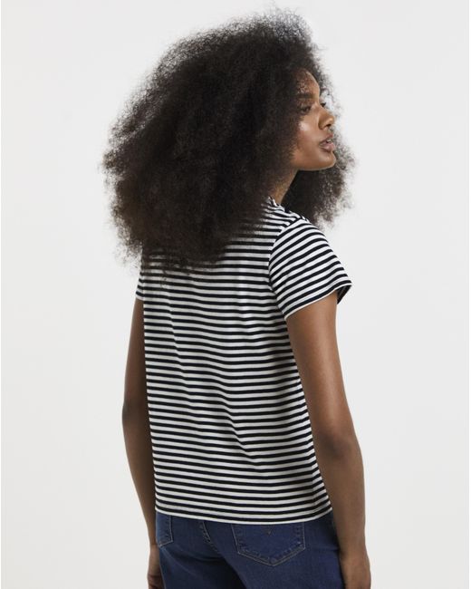 Levi's Black Perfect Tee Raita Stripe