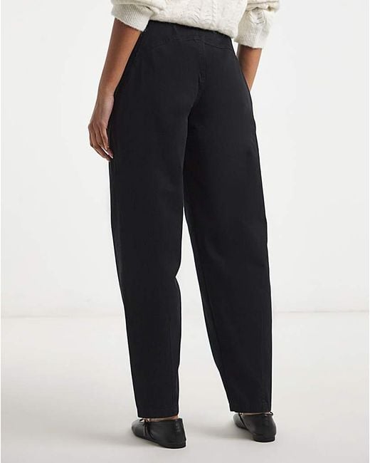 Simply Be White Adjustable Peg Leg Trouser