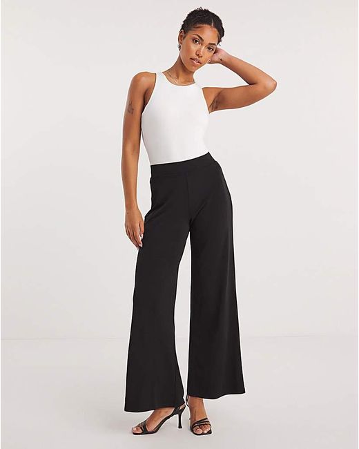 Joanna Hope White Regular Palazzo Trouser