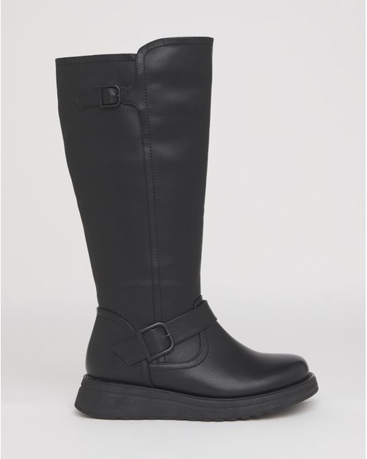 Heavenly Feet Black Rubymae Boots Cc Ex Wide