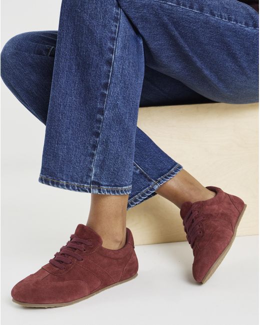 Simply Be Blue Slim Profile Trainer Extra Wide