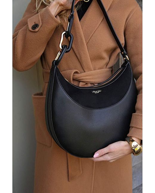 LUELLA GREY LONDON Black Luella Thelma Scoop Hobo