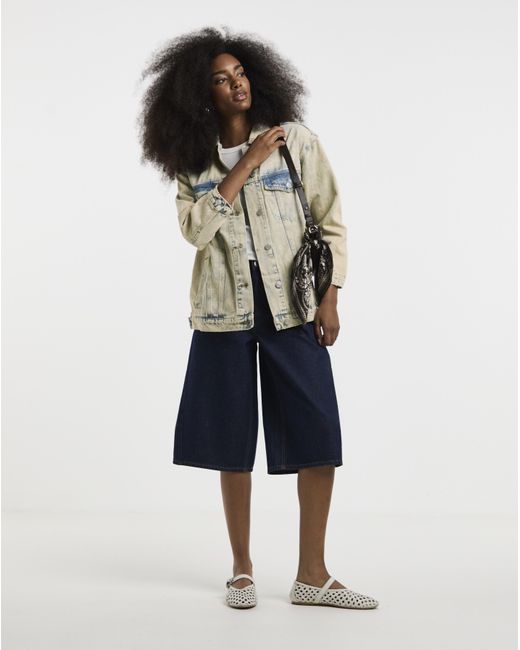 Simply Be Brown Boyfriend Denim Jacket