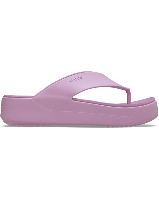 CROCSTM Purple Getaway Platform Flip Sandals