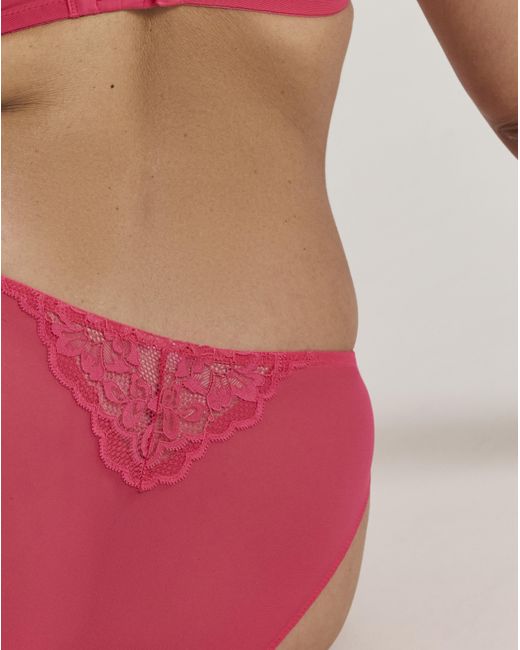 Ann Summers Red Sexy Lace Brazilian Dkpink