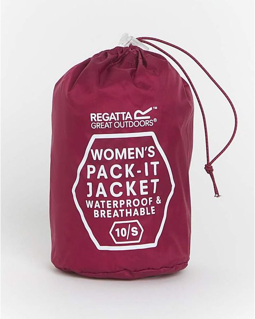 Regatta Red Waterproof Pack It Jacket Iii