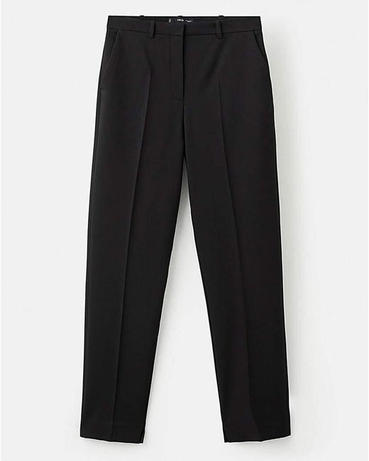 Mango Black Straight Tailored Trouser