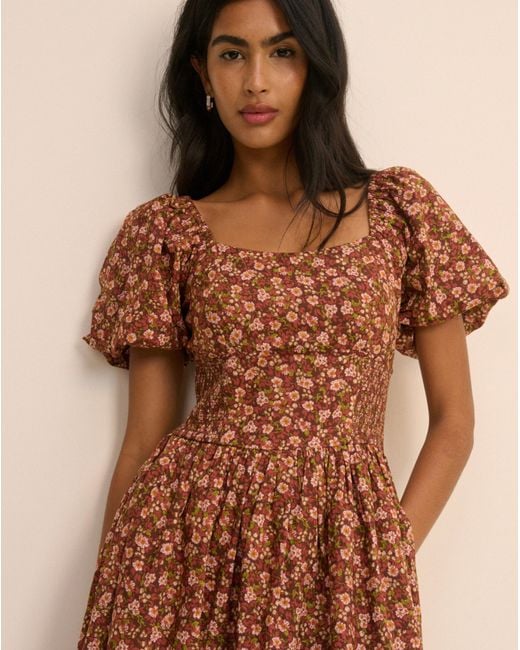 Nobody's Child Brown Nobodys Child Mara Midi Dress