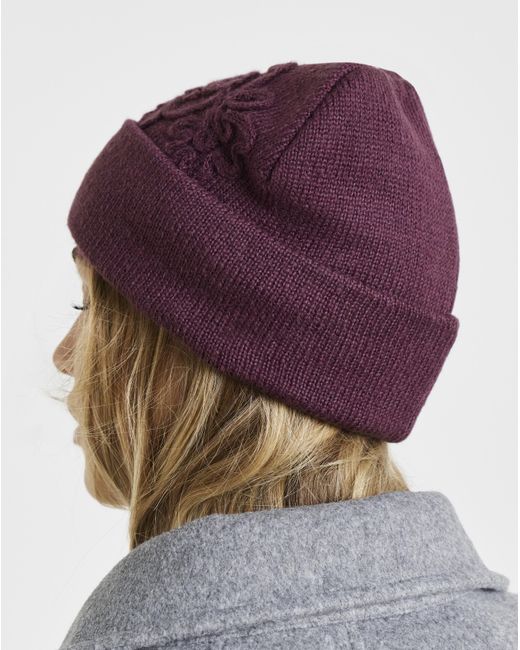 JD Williams Multicolor Floral Embroidered Beanie