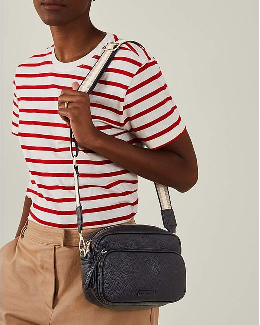 Accessorize Blue Double Zip Camera Bag