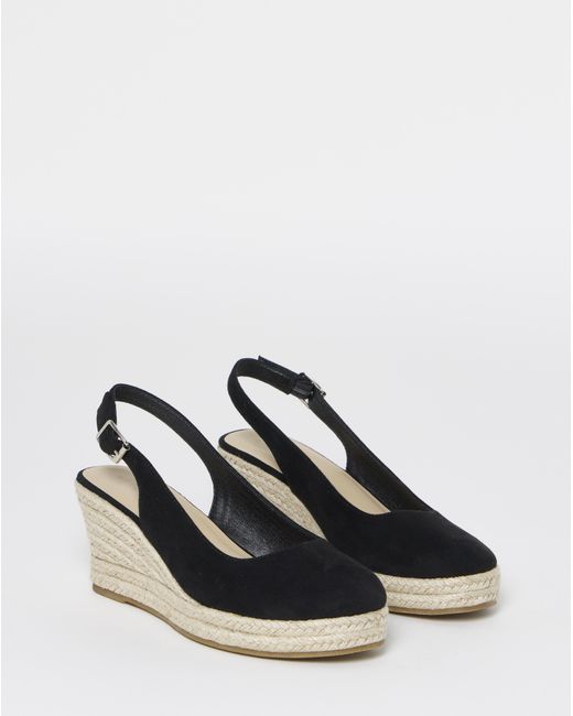 Simply Be Natural Espadrille Wedge Slingback Wide Fit