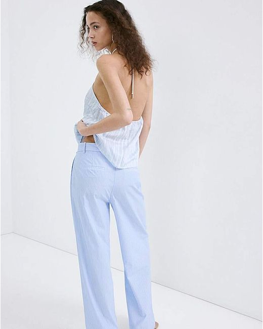 Mango Blue Trousers Saly