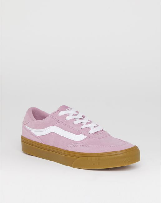 Vans White Brooklyn Suede Trainers