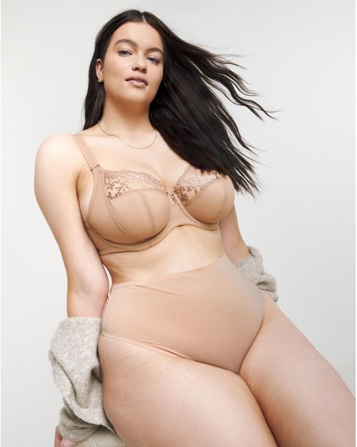 Elomi Natural Zarla Full Cup Wired Bra Cafealait