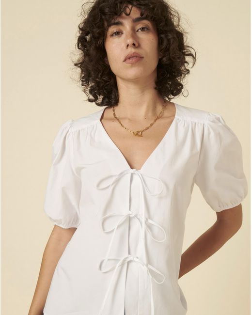 Nobody's Child Gray Short Sleeve Blouse
