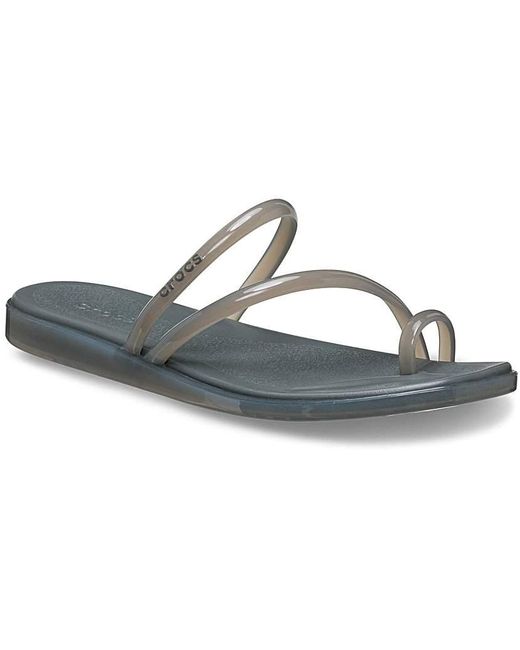 CROCSTM White Miami Jely Toe Loop Sandal