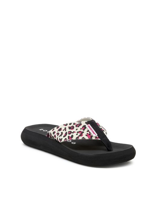 Rocket Dog White Spotlight Toe Post Sandals