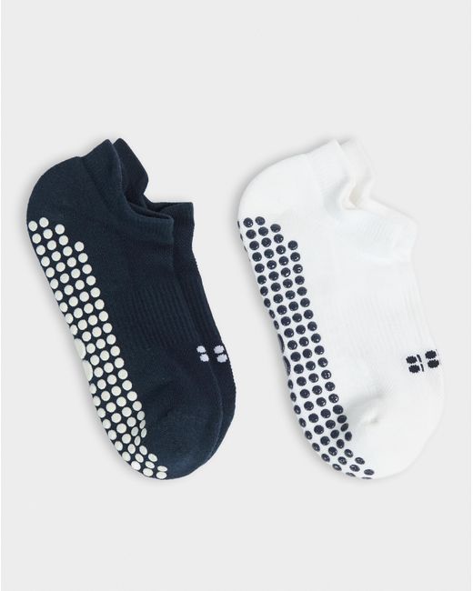 Sweaty Betty Blue Women's Reformer Trainer Gripper Socks 2 Pack