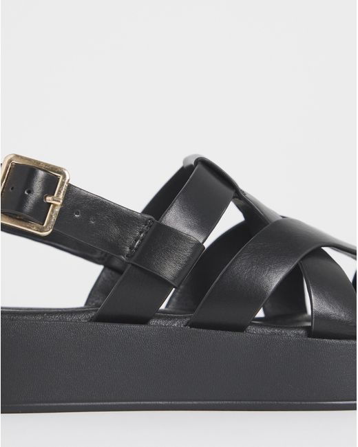 Simply Be White Chunky Fisherman Sandals Extra Wide Fit