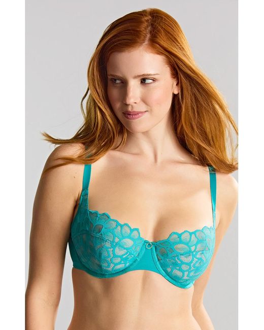 Panache Blue Allure Demi Balcony Wired Bra