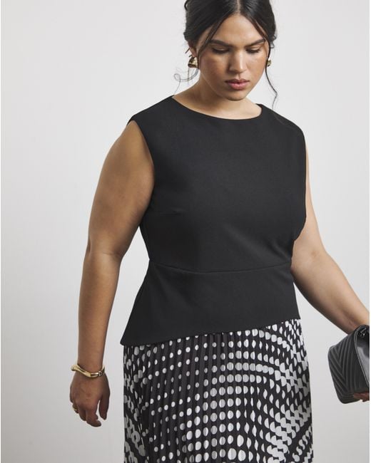 Joanna Hope Multicolor Chiffon Skirt Jersey Dress