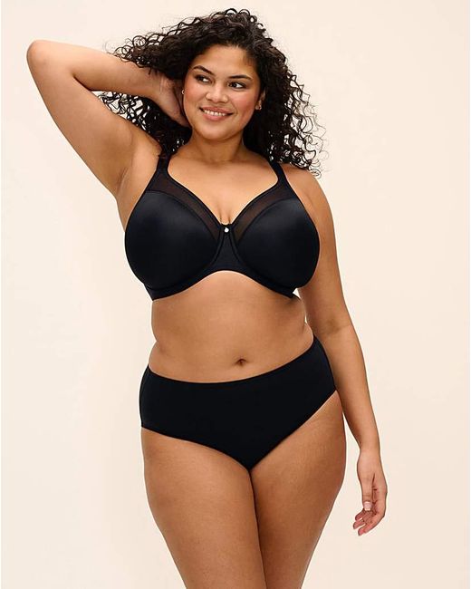 Elomi Black Smooth Full Brief