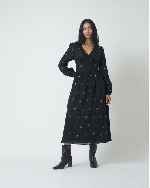 Nobody's Child Blue Nc Alysia Midi Dress