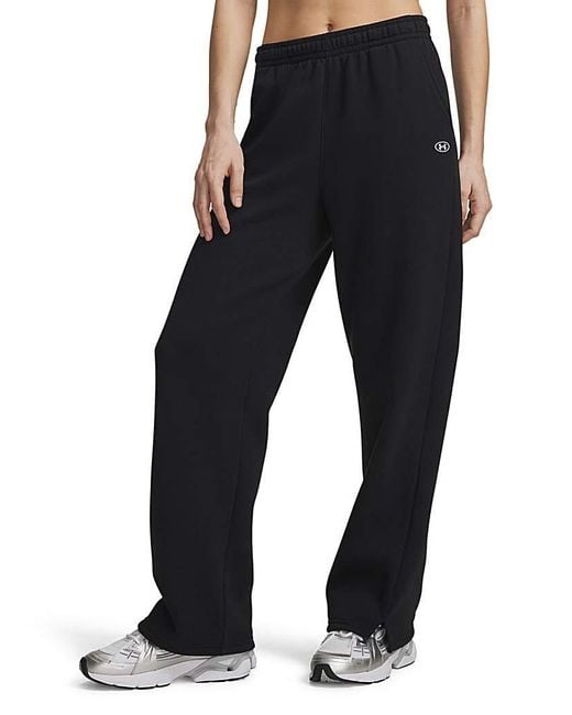 Under Armour Blue Rival Fleece Straight Pant