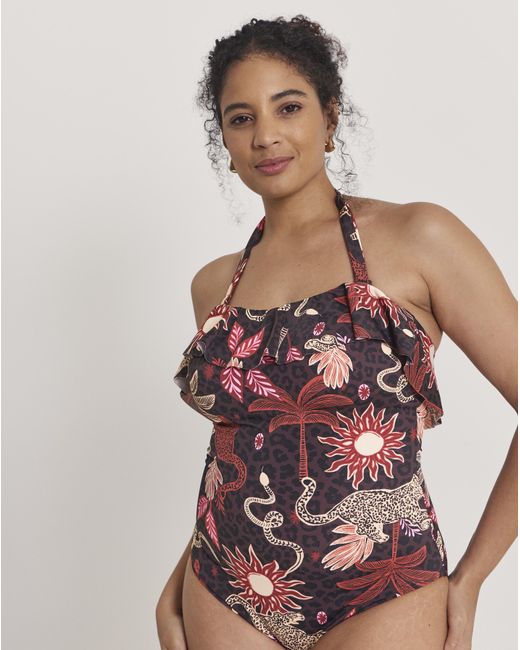 Simply Be Red Value 2 Pack Swimsuits