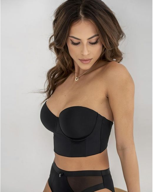 Pour Moi Black Pour Moi Definitions Longline Bra