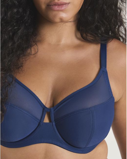 Pretty Secrets Blue 2 Pack Mesh Minimiser Bras