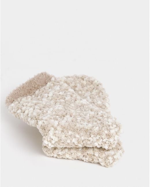 Pretty Secrets Natural Popcorn Cosy Socks