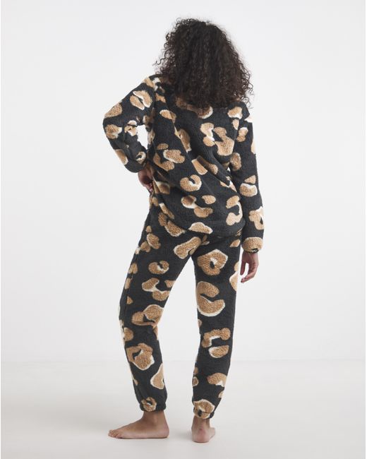 Simply Be Black Fleece Twosie