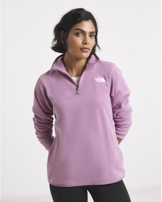 The North Face Pink Fleece 1/4 Zip Jacket