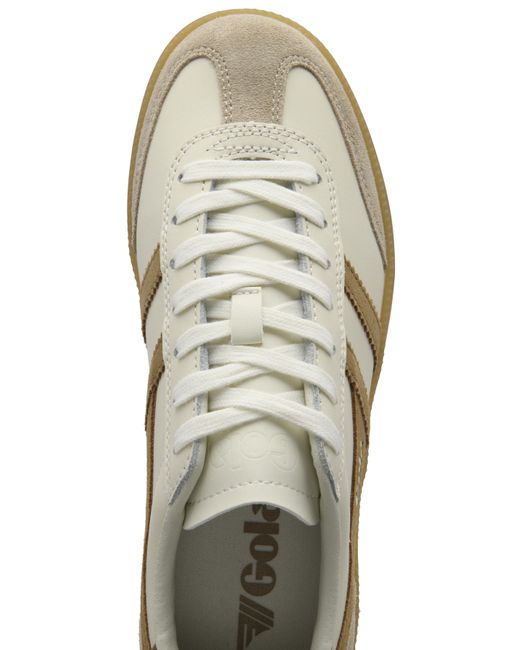 Gola Natural Viper Leather Trainers