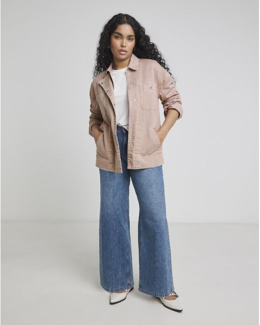 Simply Be Natural Denim Workwear Jacket