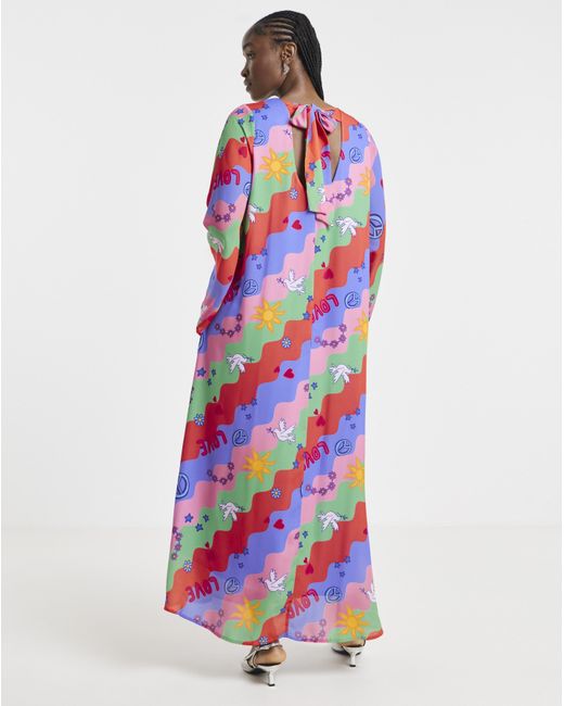 Twisted Wunder White Chiffon Maxi Dress