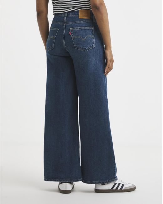 Levi's Blue 728 High Rise Wide Leg Jean