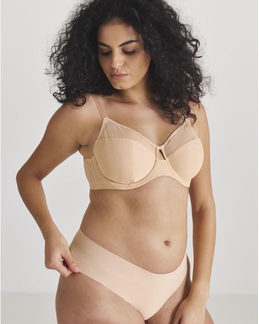Pretty Secrets White 2 Pack Mesh Minimiser Wired Bras