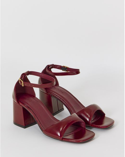 Simply Be Green Barely There Sandals Extra Wide Fit