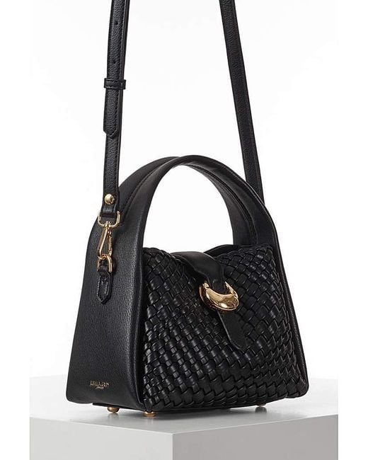 LUELLA GREY LONDON Black Luella Maggie Weave Crossbody