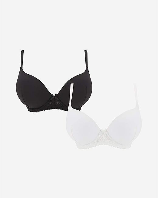 Pretty Secrets Black 2 Pack Padded Boost Bras