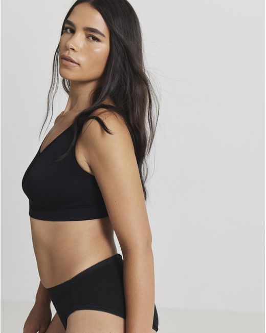 Pretty Secrets Black 3 Pack Comfort Tops A-D